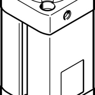 Стопорный пневмоцилиндр Festo DFSP-Q-20-10-DF-PA