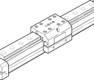 Линейный привод Festo DGPL-25-PPV-A-KF-B
