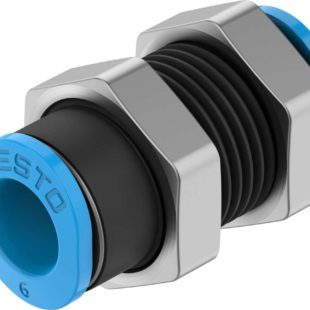 Муфта цанговая для панельного монтажа прямая Festo QSMS-6