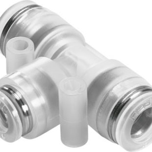 Тройник цанговый переходной Festo NPQP-T-Q10-Q8-FD-P10