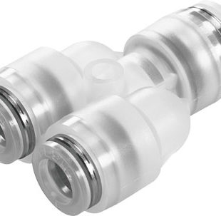 Тройник цанговый переходной Festo NPQP-Y-Q10-Q8-FD-P10