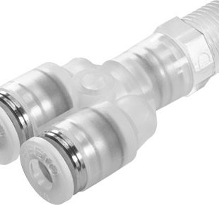Тройник цанговый с резьбой Festo NPQP-Y-R18-Q6-FD-P10