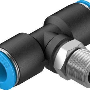 Тройник цанговый с резьбой переходной Festo QST-1/4-10