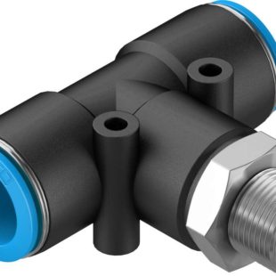 Тройник цанговый с резьбой переходной Festo QST-3/8-16