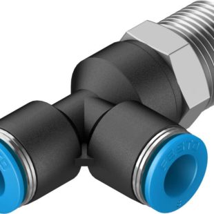 Тройник цанговый с резьбой переходной Festo QSTL-3/8-8
