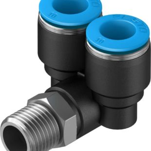Тройник цанговый с резьбой угловой Festo QSYL-1/4-10