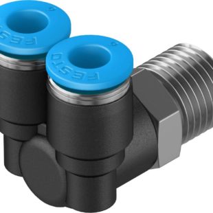 Тройник цанговый с резьбой угловой Festo QSYL-1/4-6