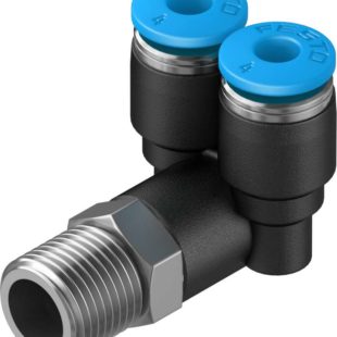 Тройник цанговый с резьбой угловой Festo QSYL-1/8-4