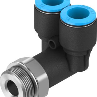 Тройник цанговый с резьбой угловой Festo QSYL-G3/8-10