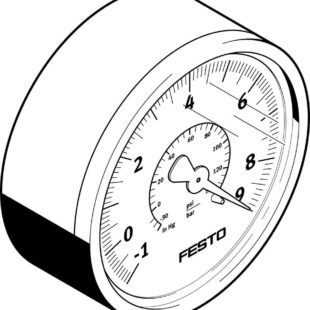 Вакуумметр Festo VAM-63-V1/9-R1/4-EN