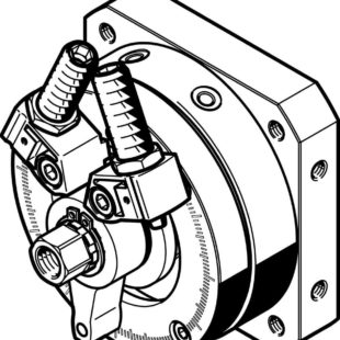 Неполноповоротный привод Festo DSM-12-270-P1-FW-A-B