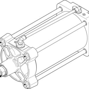 Линейный привод Festo DFPI-160-ND2P-C1V-NB3P-A