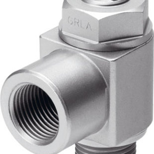 Дроссель с обратным клапаном Festo GRLA-1/4-NPT-B