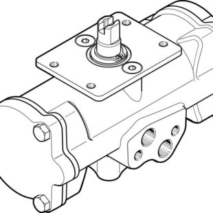 Неполноповоротный привод Festo DAPS-0015-090-R-F03-CR