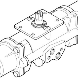 Неполноповоротный привод Festo DAPS-0015-090-RS2-F03-CR