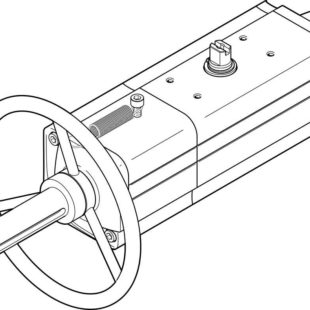 Неполноповоротный привод Festo DAPS-0120-090-RS1-F0710-MW
