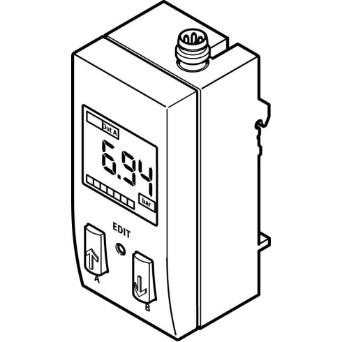 Датчик давления Festo SDE1-D6-G2-W18-L-P1-M8