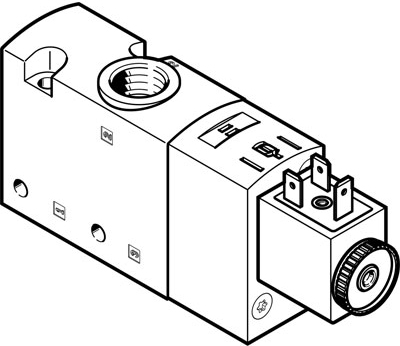 Распределитель с электроуправлением Festo VUVS-LT30-M32U-MZD-G38-F8-1B2