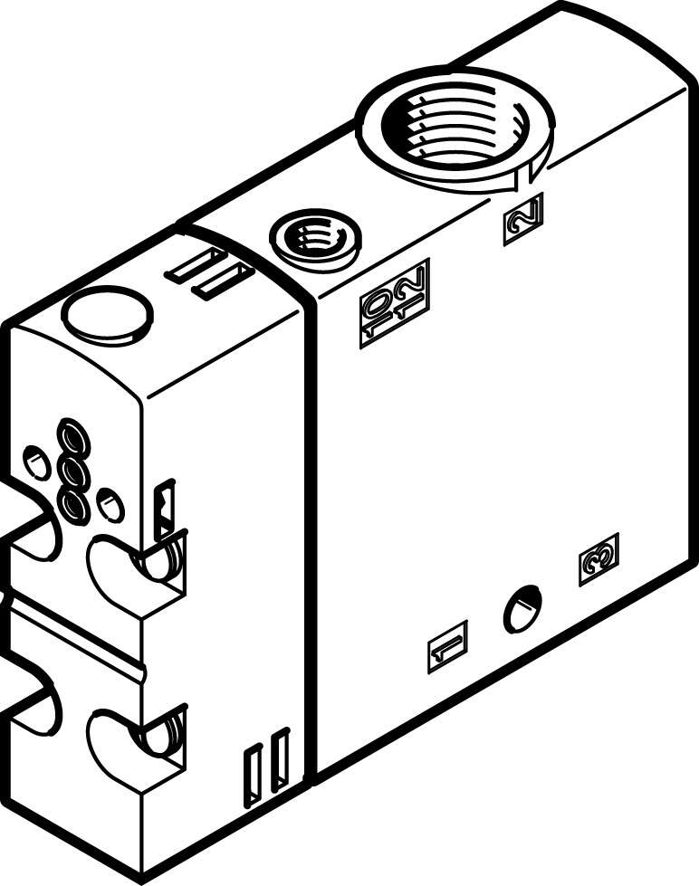 Базовый распределитель Festo CPE18-P1-3GL-1/4